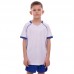 Форма футбольная детская PlayGame Lingo размер 24, рост 120-125, белый-синий, код: LD-5019T_24WBL-S52