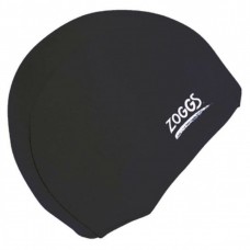 Шапочка для плавання Zoggs Deluxe Stretch Cap, чорний, код: 749266096074