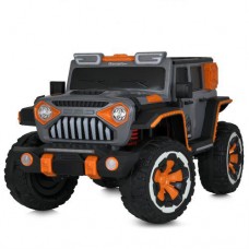 Дитячий електромобіль Bambi Джип M 5845EBLR-11 помаранчевий-сірий, код: 6903317648474