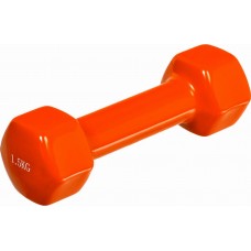 Гантель аеробна вінілова Fitnessport VDD-01-1,5кг, 1х1,5 кг, помаранчевий, код: 10172-AX