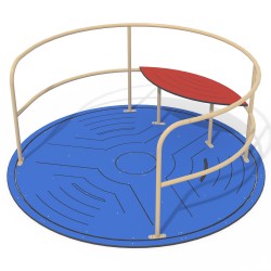 Карусель інклюзивна Сомбреро InterAtletika, код: LK484-SM