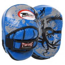 Лапа вигнута для боксу та єдиноборств Twins 2шт, синій, код: TW4_BL