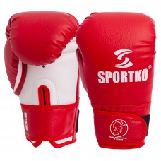 Рукавички боксерські SportKo 8 унцій, червоний, код: PD-2-M_8R