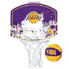 Набір баскетбольний Wilson NBA Team Mini Hoop LA Lakers, код: 194979037775 Набір баскетбольний Wilson NBA Team Mini Hoop LA Lakers, код: 194979037775