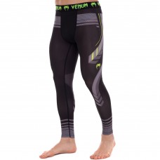 Компресійні штани тайтси чоловічі Venum Technical 2.0 2XL, зріст 180-185, чорний-салатовий, код: CO-8233_2XLBKLG