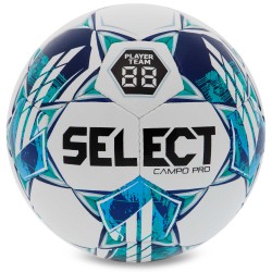М"яч футбольний Select Campo Pro V23 №4, білий-зелений, код: CAMPO-PRO-4WGR