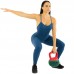 Гиря м"яка Bloom Soft Kettlebell 6кг, червоний-зелений, код: LB7012-6_R