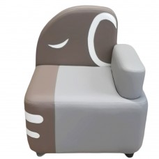 Дитяче крісло Слонік Tia-Sport 560х440х280 мм, сірий-коричневий, код: sm-1094 Дитяче крісло Слонік Tia-Sport 560х440х280 мм, сірий-коричневий, код: sm-1094