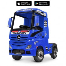 Дитячий електромобіль Вантажівка Mercedes Actros Bambi, синій, код: M 4208EBLR-4-MP