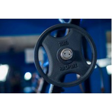 Диск олімпійський RN-Sport 10 кг під гриф Ø51мм з Quatro хватом, код: RN_quatro 10-51 Диск олімпійський RN-Sport 10 кг під гриф Ø51мм з Quatro хватом, код: RN_quatro 10-51
