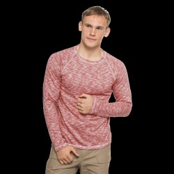Пуловер чоловічий Brotherhood T.OR, розмір XXL, червоний меланж, код: 2023102303006