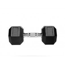 Гексагональна гантель Fitnessport FF 51D2C-44 кг, 1x44 кг, чорний, код: 10245-AX
