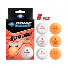 М"ячі для настільного тенісу Donic 3-Star Avantgarde (6шт), код: 608533-NI