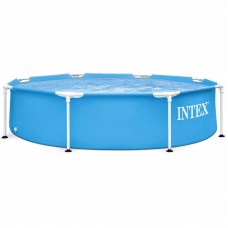 Круглий каркасний басейн Intex Metal Frame, 2440х510 мм, код: 28205-IB