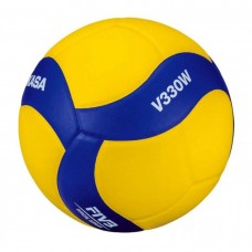 М"яч волейбольний Mikasa V330W №5, жовтий-синій, код: 4907225881055