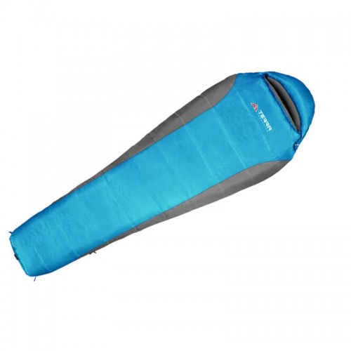 Спальний мішок Terra Incognita Siesta Long 200 Right 2300х800 мм, бірюзовий-сірий, код:  4823081506928-SR
