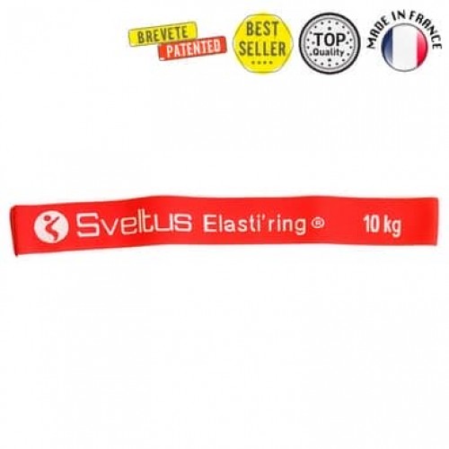 Гумка для фітнесу тканинна Sveltus Elasti"ring 10 кг, червона, код: SLTS-0154 Гумка для фітнесу тканинна Sveltus Elasti"ring 10 кг, червона, код: SLTS-0154