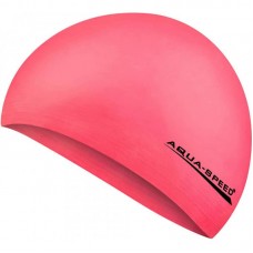Шапка для плавання Aqua SpeedSoft Latex неоновий рожевий, код: 5908217657268