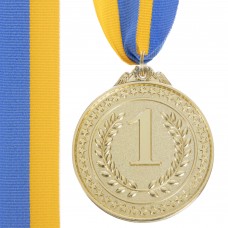 Медаль спортивна зі стрічкою SP-Sport Celebrity золото, код: C-3168_G-S52