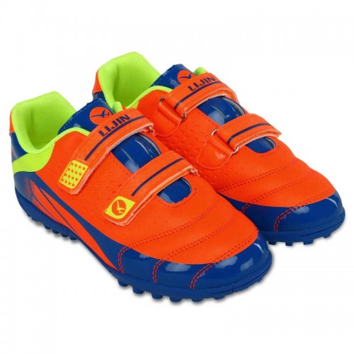Сороконіжки футбольні дитячі Lijin розмір 36, помаранчевий-синій, код: 701-2-31-36-2_36