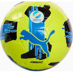 М"яч футбольний Puma Orbita UPL (MS) №5, жовтий-синій, код: 4067982252977 М"яч футбольний Puma Orbita UPL (MS) №5, жовтий-синій, код: 4067982252977