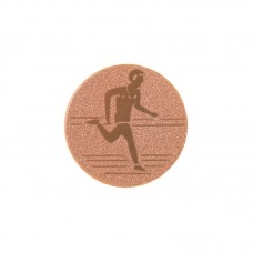 Жетон-наклейка PlayGame легка атлетика 25мм бронзова, код: 25-0078_B-S52