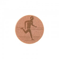 Жетон-наклейка PlayGame легка атлетика 25мм бронзова, код: 25-0078_B-S52