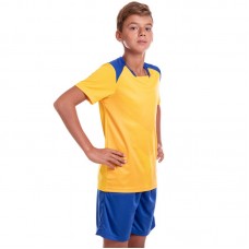 Форма футбольна дитяча PlayGame Lingo XS, рост 145-155, жовтий-синій, код: LD-M8627B_XSYN