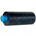 Масажний ролик (роллер) гладкий PowerPlay 2 in 1 EPP Foam Roller 330x140 мм, чорний-синій, код: PP_4348_Blue_(33x14)