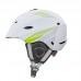 Шлем горнолыжный с механизмом регулировки Moon M-L/55-61 см, черный-белый, код: MS-6287_BKW-S52