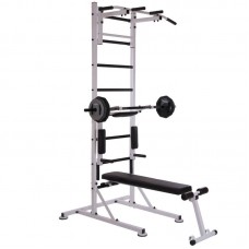 Шведська стінка-стійка пересувна з лавкою для преса BioGym Універсал Біла, код: L-6784-S52 Шведська стінка-стійка пересувна з лавкою для преса BioGym Універсал Біла, код: L-6784-S52