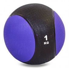 Медбол Record Medicine Ball 1 кг, чорний-фіолетовий, код: C-2660-1_V Медбол Record Medicine Ball 1 кг, чорний-фіолетовий, код: C-2660-1_V