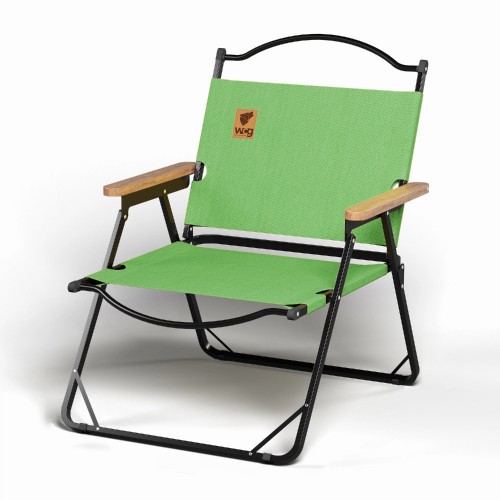 Стілець розкладний зі спинкою для кемпінгу WCG Chill зелений, код: CH-S21L-IF