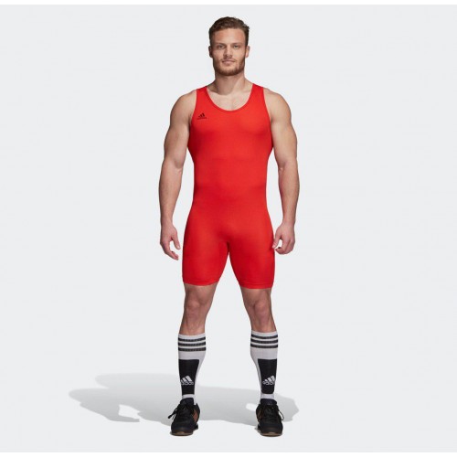 Костюм для важкої атлетики Adidas PowerLiftSuit L, червоний, код: 15559-567