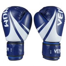 Боксерські рукавички Venum 12oz, синій, код: VM2145-12B-WS