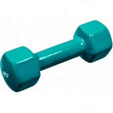 Гантель для фітнесу з вініловим покриттям Generation Fitness FF51D3A-1kg, 1х1 кг, бірюзовий, код: 522894-AX Гантель для фітнесу з вініловим покриттям Generation Fitness FF51D3A-1kg, 1х1 кг, бірюзовий, код: 522894-AX