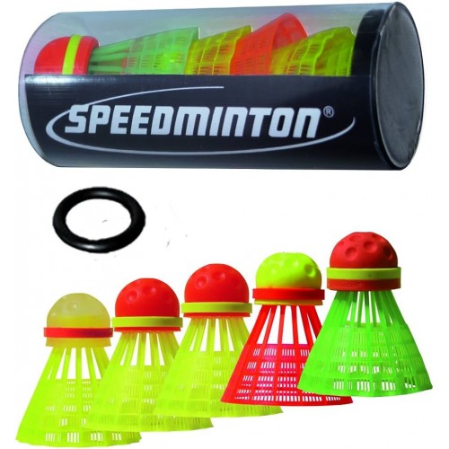 Набір воланів Speedminton® Tube Mix (5 шт.), код: 4260030782062 Набір воланів Speedminton® Tube Mix (5 шт.), код: 4260030782062