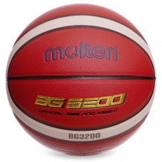 М"яч баскетбольний Molten PU помаранчевий-синій, код: B7G3200-1-S52