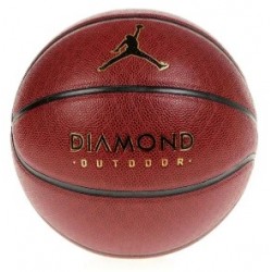 М"яч баскетбольний Nike Jordan Diamond Outdoor 8P Deflated Amber №7, коричневий, код: 887791164308
