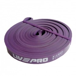 Гума для підтягування LivePro Super Band X-light 7-16 кг (2080x13x4.5 мм), фіолетовий, код: 6951376101546