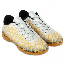 Футзалки взуття для міні-футболу дитяче Lijin, розмір 37, срібний-золотий, код: 333-35-39-2_37