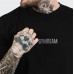 Футболка чоловіча GymBeam FIT Black XXL, чорний, код: 120016-GB