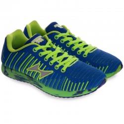 Кросівки для спортзалу Health Aims, розмір 39 (24,5см), синій-салатовий, код: 799-2_39BLLG