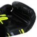 Боксерські рукавиці шкіряні Twins 14 унцій, чорний-салатовий, код: BO-5058_14LG Боксерські рукавиці шкіряні Twins 14 унцій, чорний-салатовий, код: BO-5058_14LG