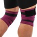 Колінні бинти для присідань Ezous Bundled Kneecap 2 шт, чорний-фіолетовий, код: A-10-S52