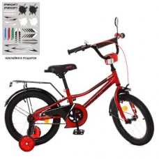 Велосипед дитячий Profi Kids Prime d=16, червоний, код: Y16221-MP