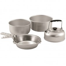 Набір посуду EasyCamp Adventure Cook Set M Silver, код: 929029-SVA Набір посуду EasyCamp Adventure Cook Set M Silver, код: 929029-SVA