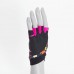 Рукавички для фітнесу MadMax MFG-770 Flower Power Gloves Black/Pink M, код: MFG-770_M