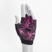 Рукавички для фітнесу MadMax MFG-770 Flower Power Gloves Black/Pink M, код: MFG-770_M