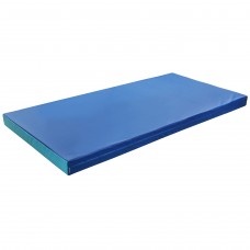 Мат гімнастичний з саржі Tia-Spor 2000х1000х80 мм, синій, код: sm-0995-2